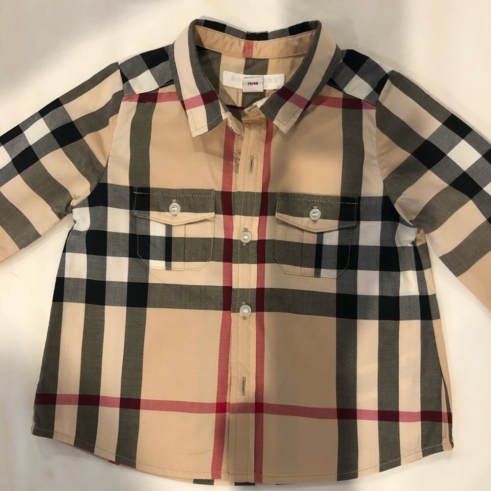 Burberry boys shirt- 12M